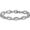 SilberDream Armband Oval Zirkonia weiß 925er Silber 18,8cm Damen SDA449W