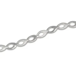 SilberDream Armband oval offen 925 Silber 19cm Silberarmband SDA401