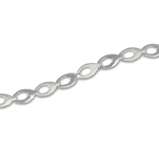 SilberDream Armband oval offen 925 Silber 19cm Silberarmband SDA401