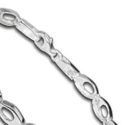 SilberDream Armband oval offen 925 Silber 19cm Silberarmband SDA401