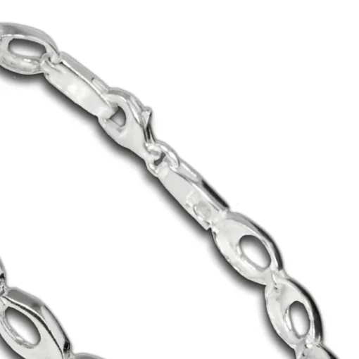 SilberDream Armband oval offen 925 Silber 19cm Silberarmband SDA401