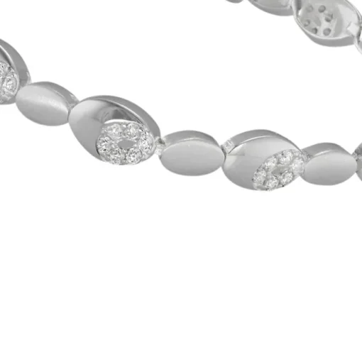 SilberDream Armband Oval Zirkonia weiß 925er Silber 18,8cm Damen SDA444W