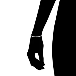 SilberDream Armband oval matt 925 Silber 18,5cm Silberarmband SDA403