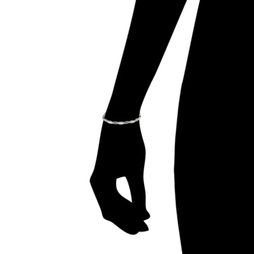 SilberDream Armband oval matt 925 Silber 18,5cm Silberarmband SDA403