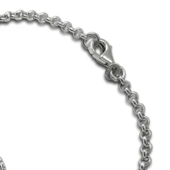 SilberDream Armband Ovale Zirkonia weiß 925er Silber 19cm Damen SDA4811W