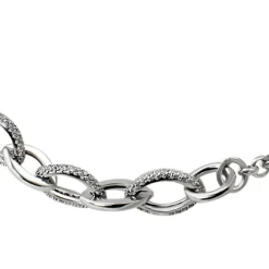 SilberDream Armband Ovale Zirkonia weiß 925er Silber 19cm Damen SDA4811W