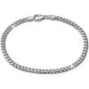 SilberDream Armband Panzer facettiert 925 Sterling Silber Unisex 19cm SDA2399J