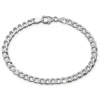 SilberDream Armband Panzer facettiert 19cm 925 Sterling Silber Unisex SDA2489J