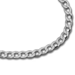 SilberDream Armband Panzer facettiert 19cm 925 Sterling Silber Unisex SDA2489J