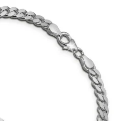 SilberDream Armband Panzer flach 925 Sterling Silberarmband Unisex 19cm SDA2319J