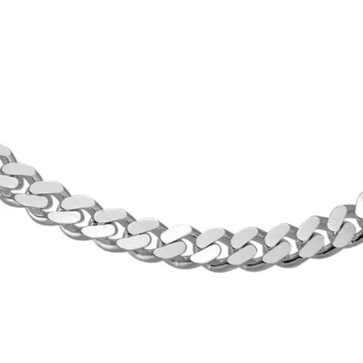 SilberDream Armband Panzer flach 925 Sterling Silberarmband Unisex 21cm SDA2411J