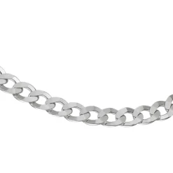 SilberDream Armband Panzer flach 925 Sterling Silberarmband Unisex 19cm SDA2379J