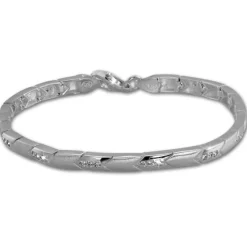 SilberDream Armband Pfeile Zirkonia weiß 925er Silber 19cm Damen SDA451W