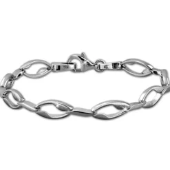 SilberDream Armband Ranke matt/glänzend 925 Sterling Silber 18,8cm Damen SDA465J