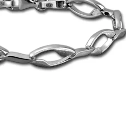 SilberDream Armband Ranke matt/glänzend 925 Sterling Silber 18,8cm Damen SDA465J
