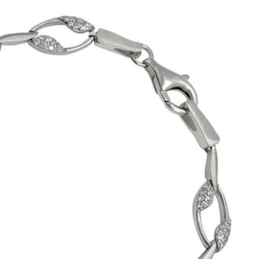 SilberDream Armband Ranke Zirkonia weiß 925er Silber 19cm Damen SDA4805W