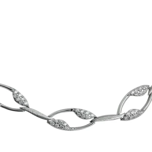 SilberDream Armband Ranke Zirkonia weiß 925er Silber 19cm Damen SDA4805W