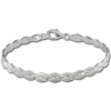 SilberDream Armband Raute matt/glänzend 925 Sterling Silber 19cm SDA430