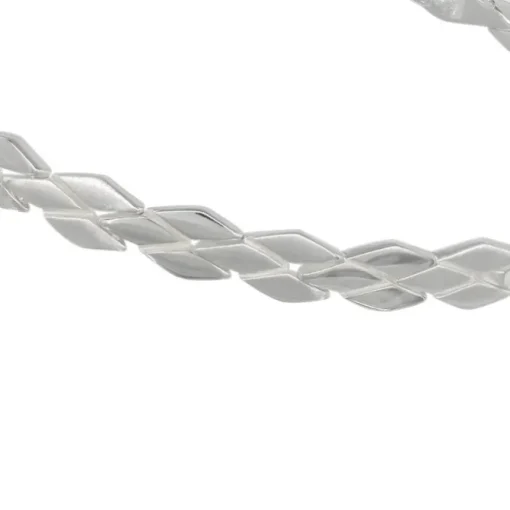 SilberDream Armband Raute matt/glänzend 925 Sterling Silber 19cm SDA430