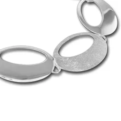 SilberDream Armband Retro Design matt/glänzend 925 Sterling Silber 19,5cm SDA435
