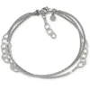 SilberDream Armband Ringe 925 Sterling Silber Damen 18cm - 21cm SDA1178J