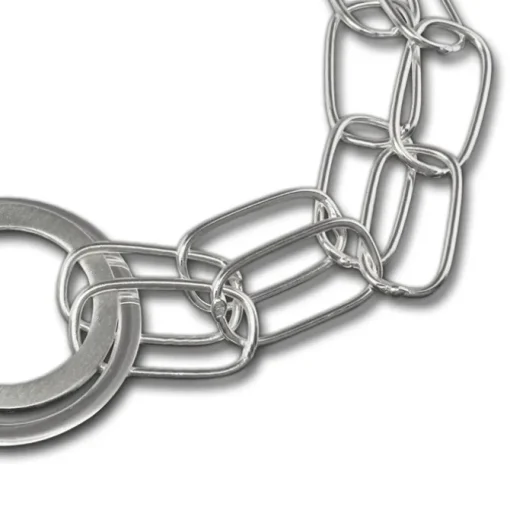 SilberDream Armband Ringe 925 Sterling Silber Damen 18,5cm SDA419