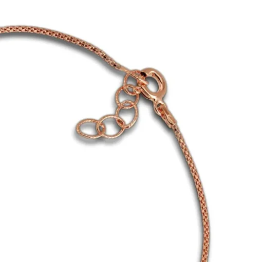 SilberDream Armband Ringe 925 Silber rosévergoldet Damen 18cm - 21cm SDA1188E