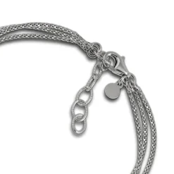 SilberDream Armband Ringe 925 Sterling Silber Damen 18cm - 21cm SDA1178J