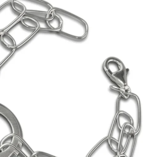 SilberDream Armband Ringe 925 Sterling Silber Damen 18,5cm SDA419