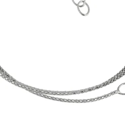 SilberDream Armband Ringe 925 Sterling Silber Damen 18cm - 21cm SDA1178J