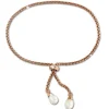 SilberDream Armband rose vergoldet Perle 925er Sterling Silber Damen SDA2255E