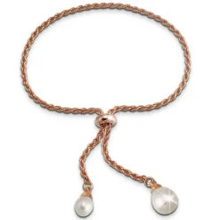 SilberDream Armband rose vergoldet Perle 925er Sterling Silber Damen SDA2295E