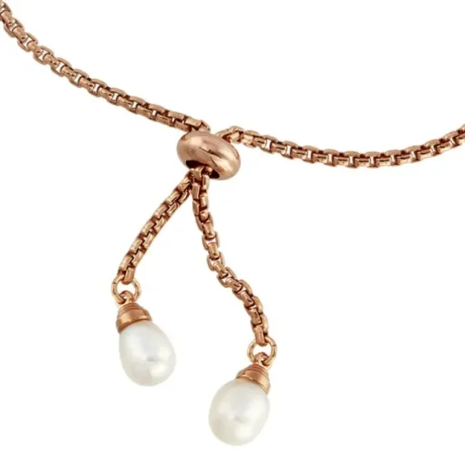 SilberDream Armband rose vergoldet Perle 925er Sterling Silber Damen SDA2255E