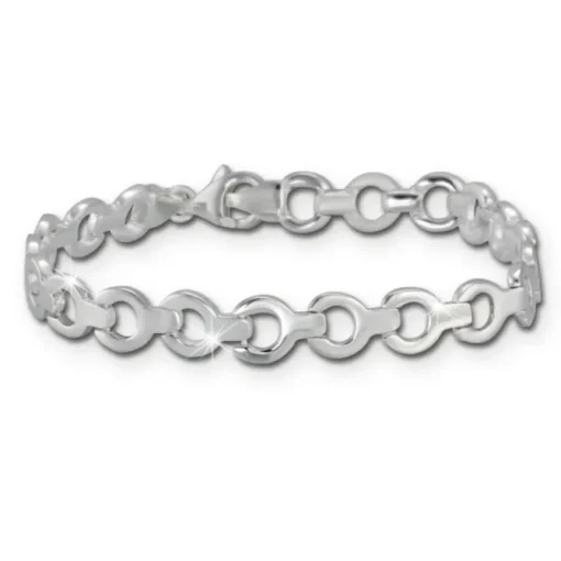 SilberDream Armband rund 925er Silber 19cm Silberarmband SDA439J