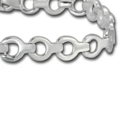 SilberDream Armband rund 925er Silber 19cm Silberarmband SDA439J