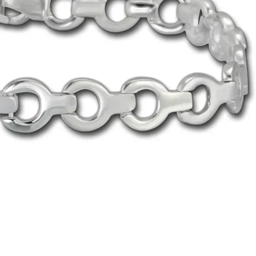 SilberDream Armband rund 925er Silber 19cm Silberarmband SDA439J
