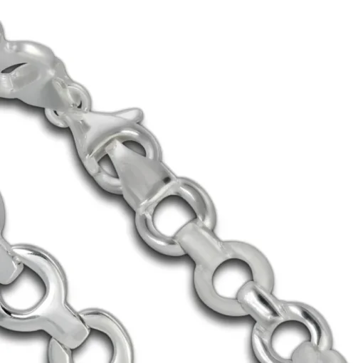 SilberDream Armband rund 925er Silber 19cm Silberarmband SDA439J