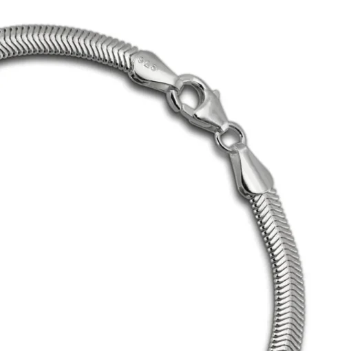 SilberDream Armband Schlangenkette 19cm oval 925 Silber Damen SDA2309J