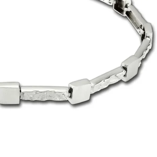 SilberDream Armband Square 925 Sterling Silber 19cm Silberarmband SDA475J