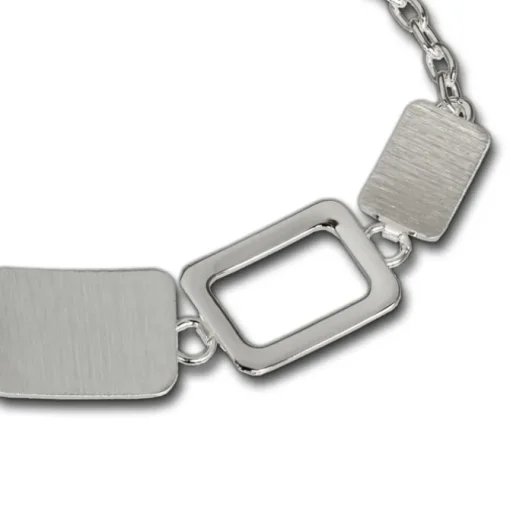 SilberDream Armband Square 925 Sterling Vollsilber 20cm SDA411