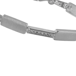 SilberDream Armband Square Zirkonia weiß 925er Silber 18,8cm Damen SDA454W