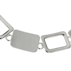 SilberDream Armband Square 925 Sterling Vollsilber 20cm SDA411