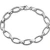 SilberDream Armband Style 925 Silber glanz matt 19cm SDA4803M