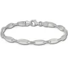 SilberDream Armband Style matt/glänzend 925 Sterling Silber 19cm SDA429