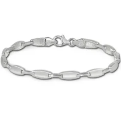 SilberDream Armband Style matt/glänzend 925 Sterling Silber 19cm SDA429