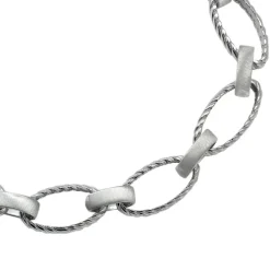 SilberDream Armband Style 925 Silber glanz matt 19cm SDA4803M