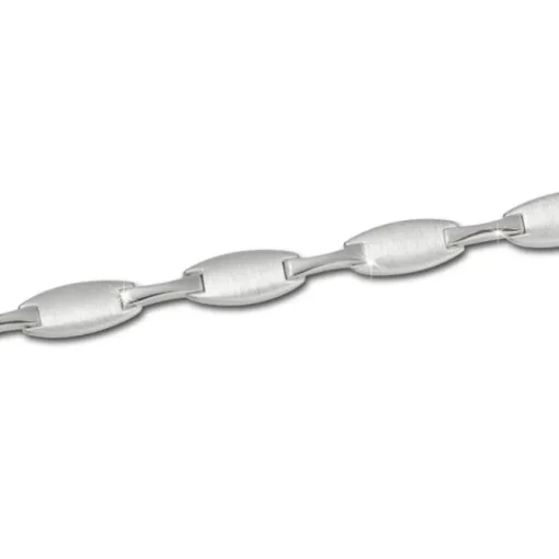 SilberDream Armband Style matt/glänzend 925 Sterling Silber 19cm SDA429