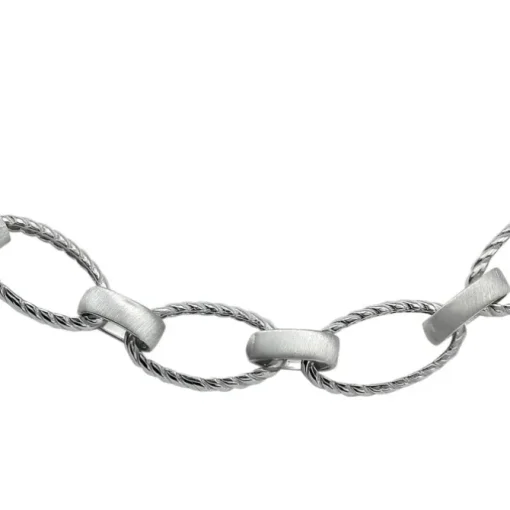 SilberDream Armband Style 925 Silber glanz matt 19cm SDA4803M