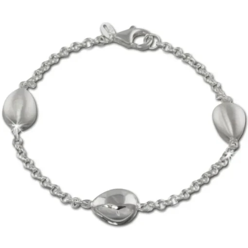 SilberDream Armband Tropfen 925 Sterling Silber 19cm Damen SDA416