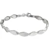 SilberDream Armband Tropfen 925 Silber glanz matt 19cm SDA4793J